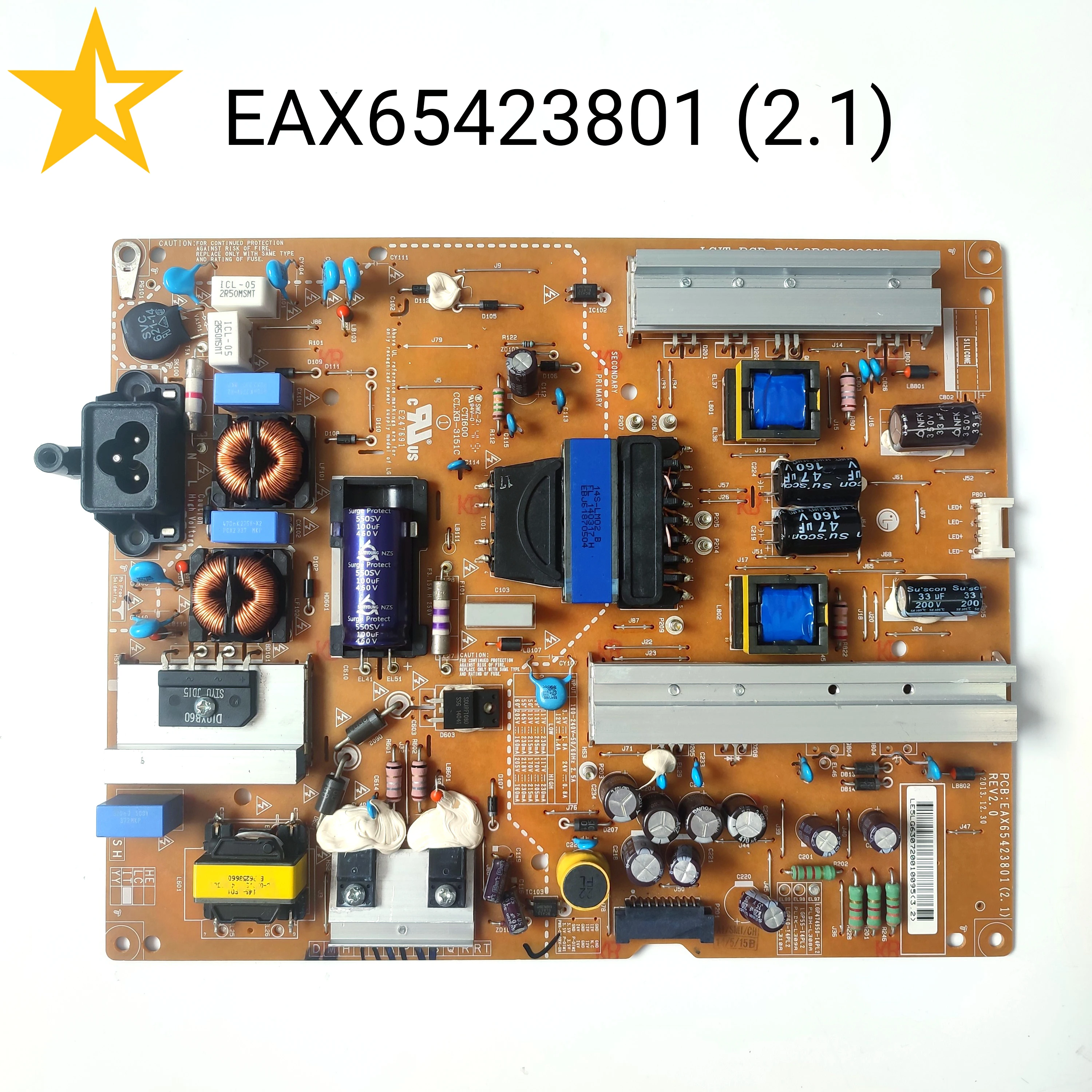 Echte Originele Voeding Board Lg 60lb6300-us 60lb6000-uh 60lb6500-up 55lb5900-uv Psu Eax65423801 (2.1) LGP474950-14PL2