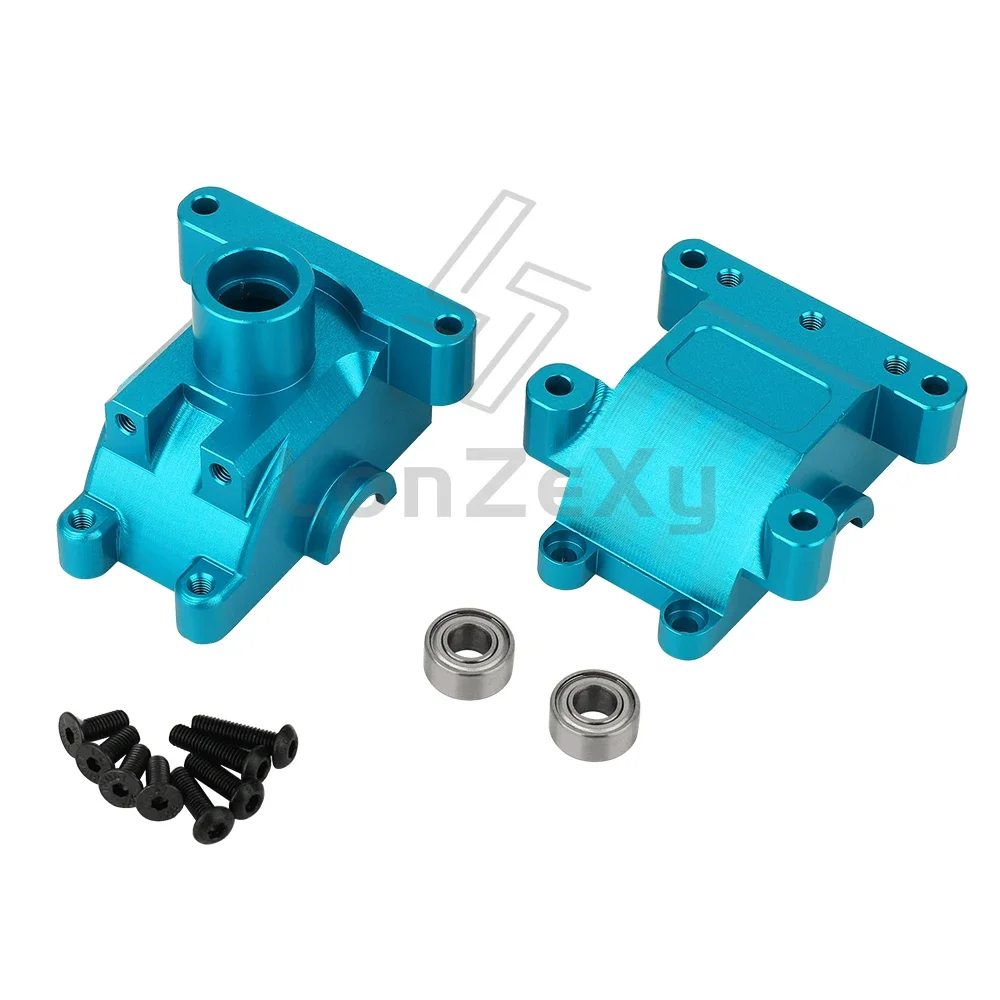 Metall Suspension Arme Achsschenkel Getriebe Gehäuse Motor Halterung CVD Welle für Tamiya TT01 TT-01 1/10 RC Auto Upgrade Teile
