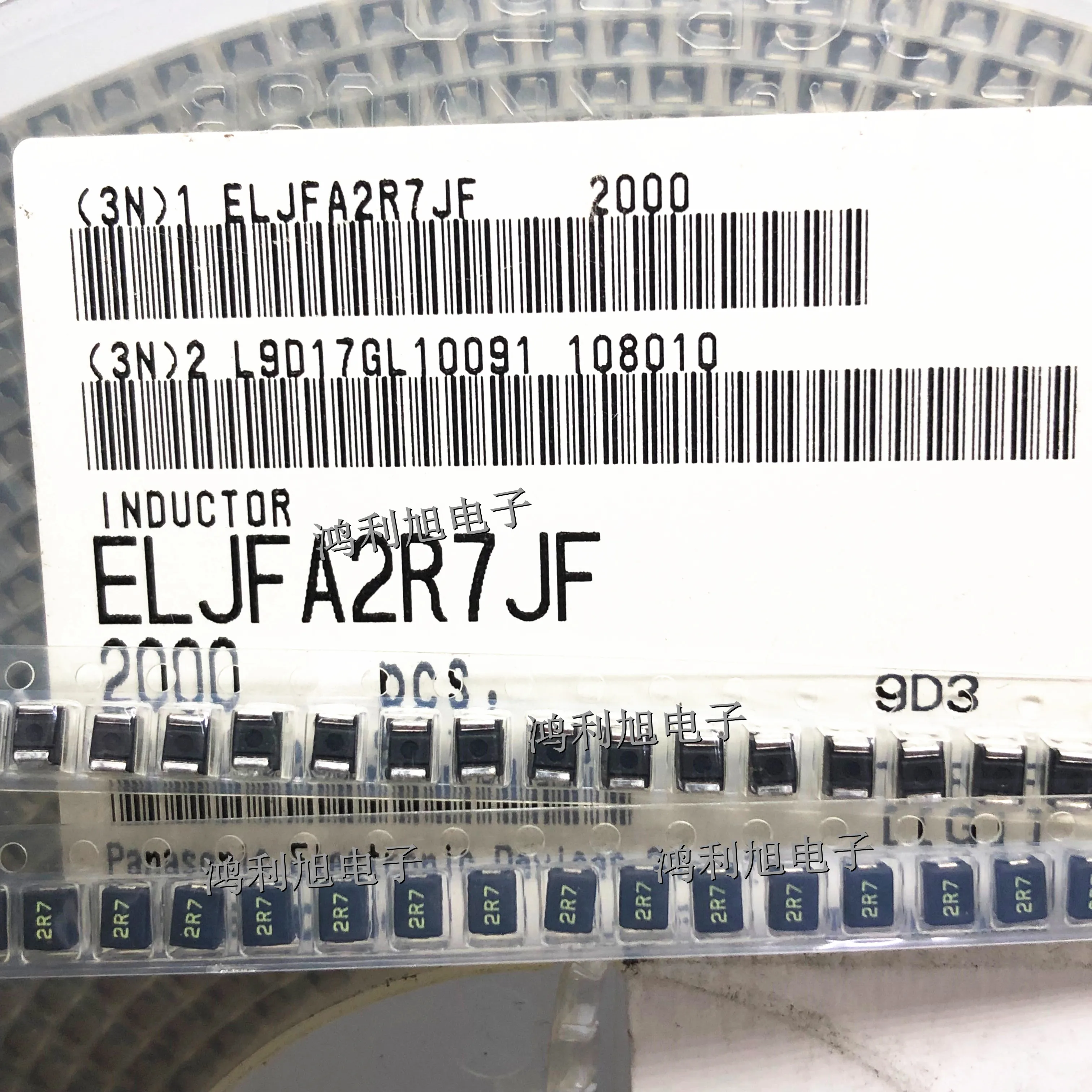 50PCS/Lot ELJFA2R7JF FIXED IND 2.7UH 180MA 1.1OHM SMD