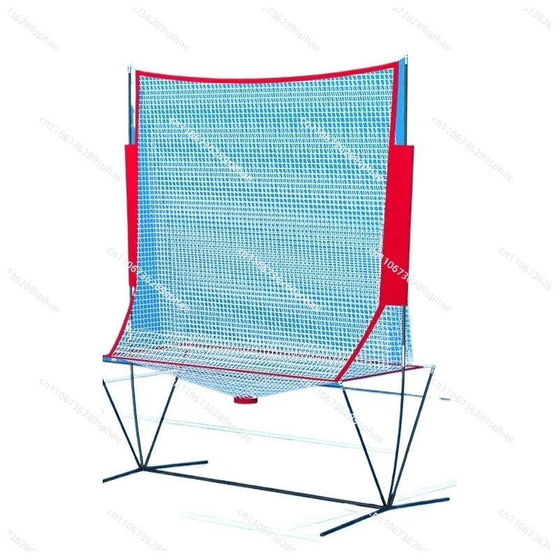 With hit-back system, tennis training net and launch unit