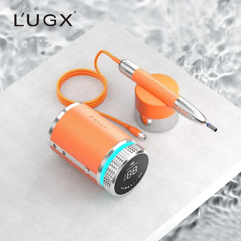 Lugx Warterfoorf Portable Rechargeable Nail Polisher Professional Brushless Nail Drill Machine