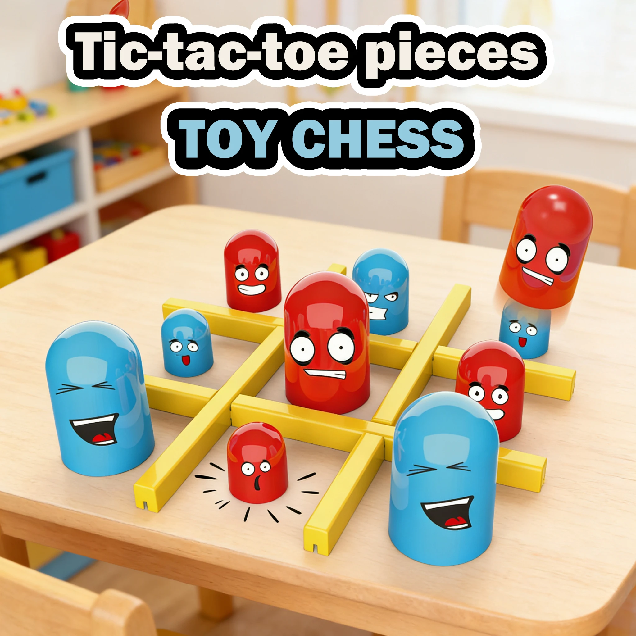 

Детский набор шахмат хорошой формы, маленькие шахматы для еды и карточная игра, двойная интерактивная настольная игра, игрушка-головоломка