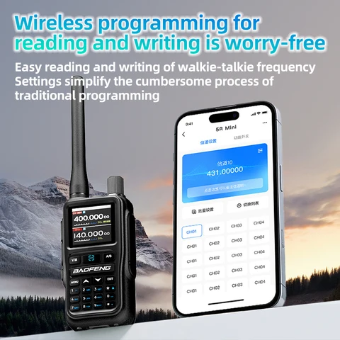 Рация Baofeng UV-5R Mini - Комплект из 2 шт. с высокой мощностью и дальностью связи — пример использования