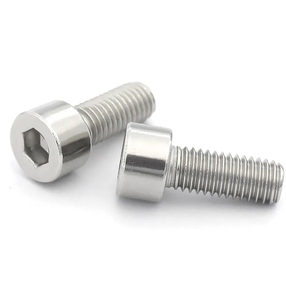 5/50Pcs 316 A4-70 Stainless Steel M2 M2.5 M3 M4 M5 M6 M8 GB70.1 Hexagon Hex Socket Smooth Cap Head Allen Screw Bolt L=4~50mm