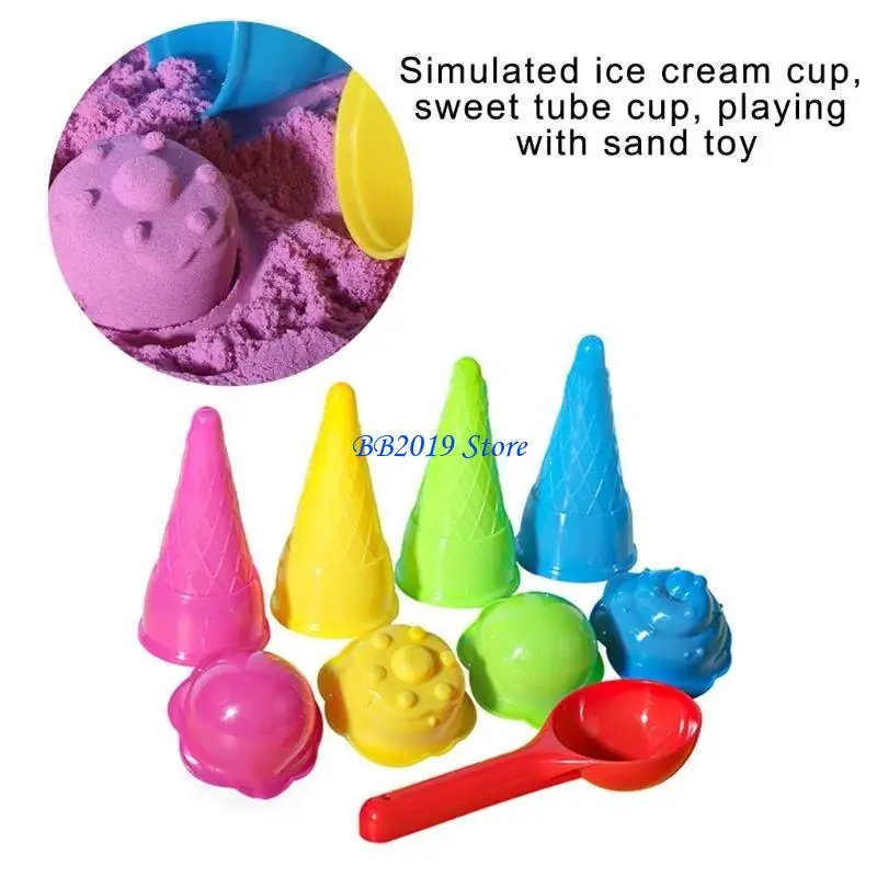 Q0KB Bath Beach Moder Ice Cream Maker Toy dla małych dzieci narzędzie