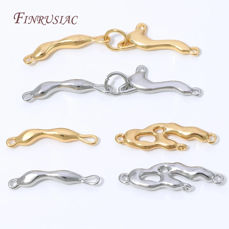 18K Gold Plated Twisted Bar 2 Hole Connector DIY Bracelet Necklace Making Findings,Earring Making Supplies,Metal Jewelry Charms image 4