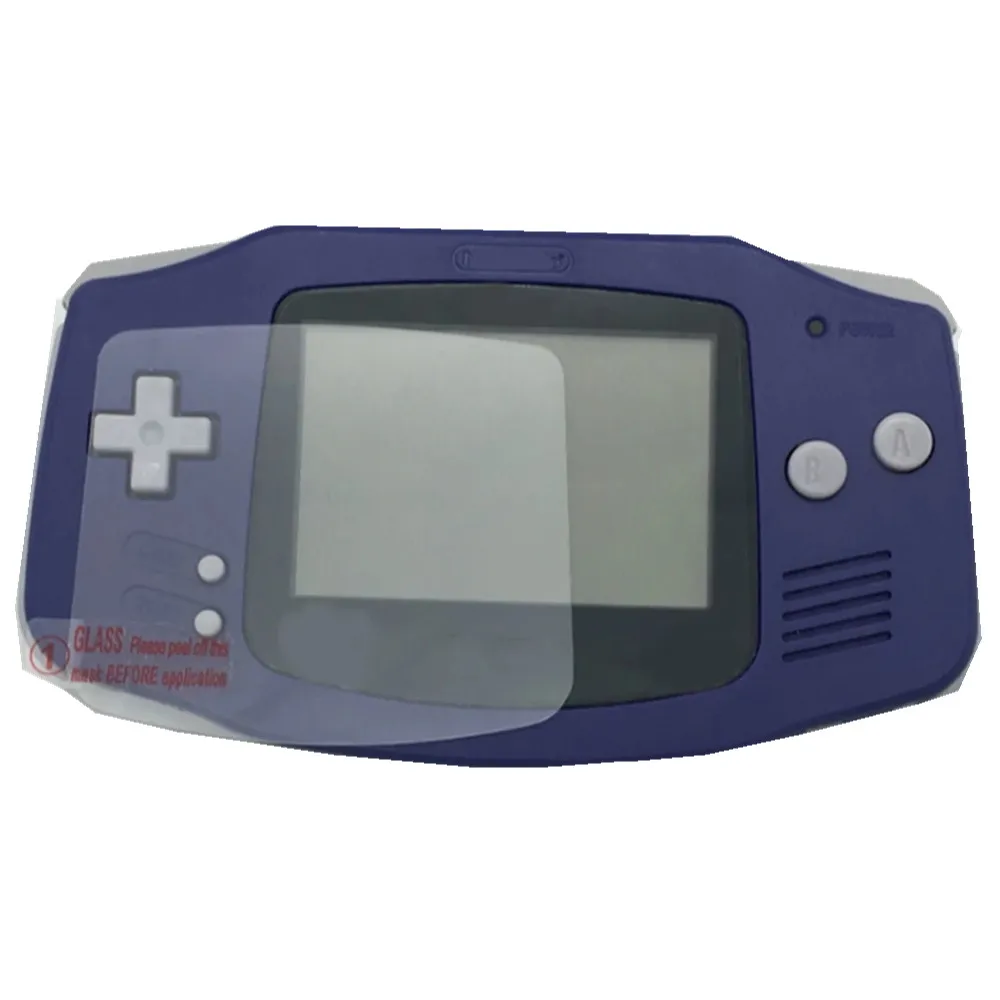 100PCS 9H Screen Protector Film for GBA Tempered Glass for Gameboy Advance Game Console Protective Film Guard Anti Scratch