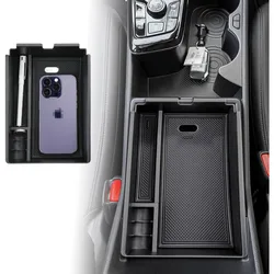 for Kia Sportage Accessories 2025 2024 2023 NQ5 Car Auto Center Console Organizer Armrest Storage Box Armrest Cover Insert Tray
