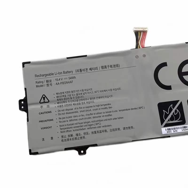 Imagem -03 - Bateria do Portátil para o Computador Portátil Samsung Novo 15.4v 3500mah 54wh Np930sbe Np950sbe Aa-pbsn4af