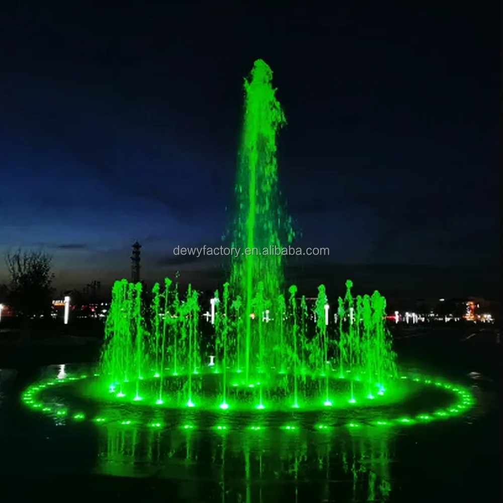 Small  Led Light  Customization Solenoid  Musical Water Show Pump Dancing Fountain for Outdoor,Pond, Home