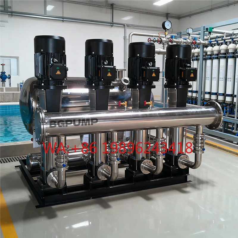 

Variable Frequency High Pressure Pump Water Supply Equipment Intelligent Water Pump Booster System Smart Booster Pump Set