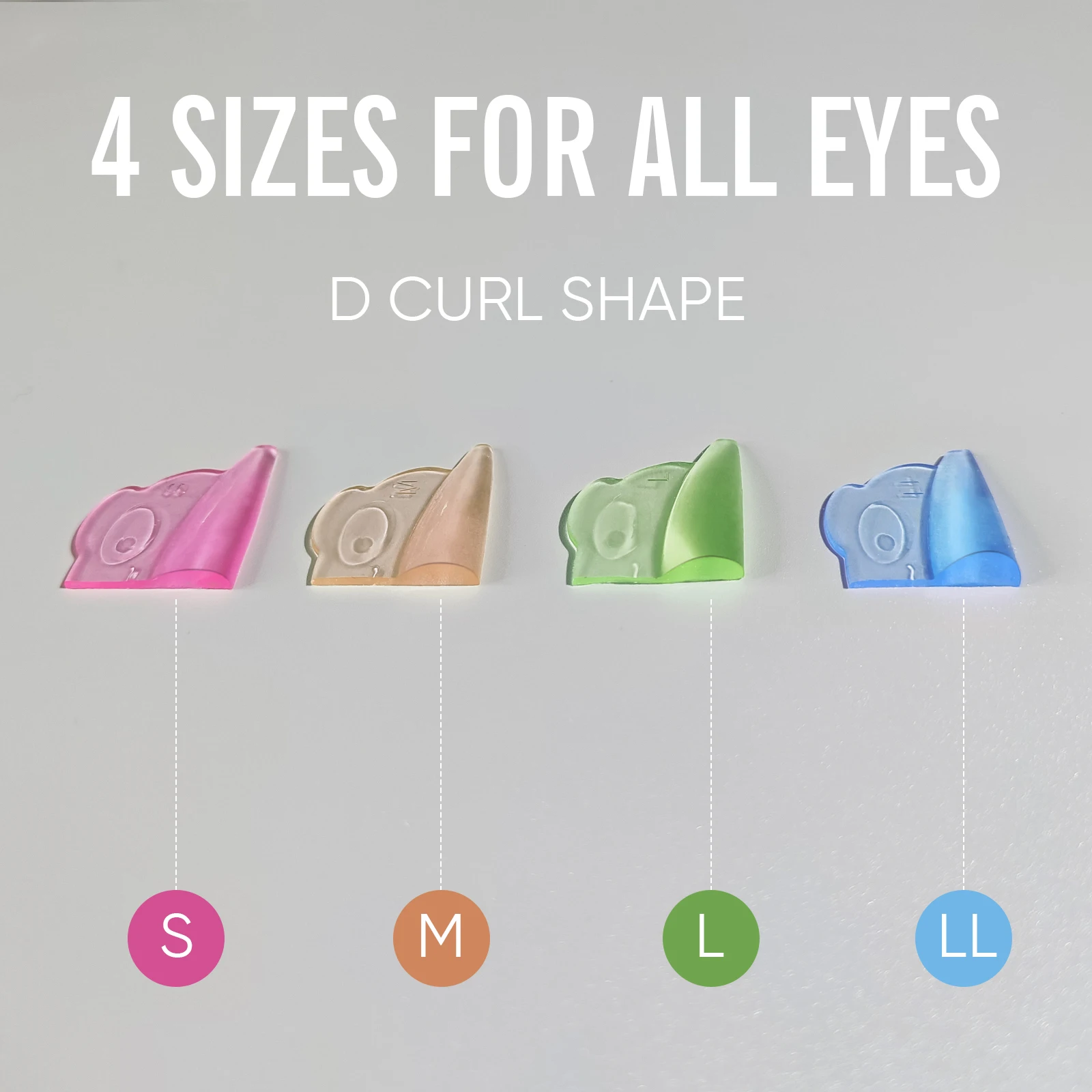 Libeauty u curl 4 pares de cola livre silicone cílios perm hastes escudo pegajoso lash lift almofada levantamento 3d cílios modelador ferramenta maquiagem
