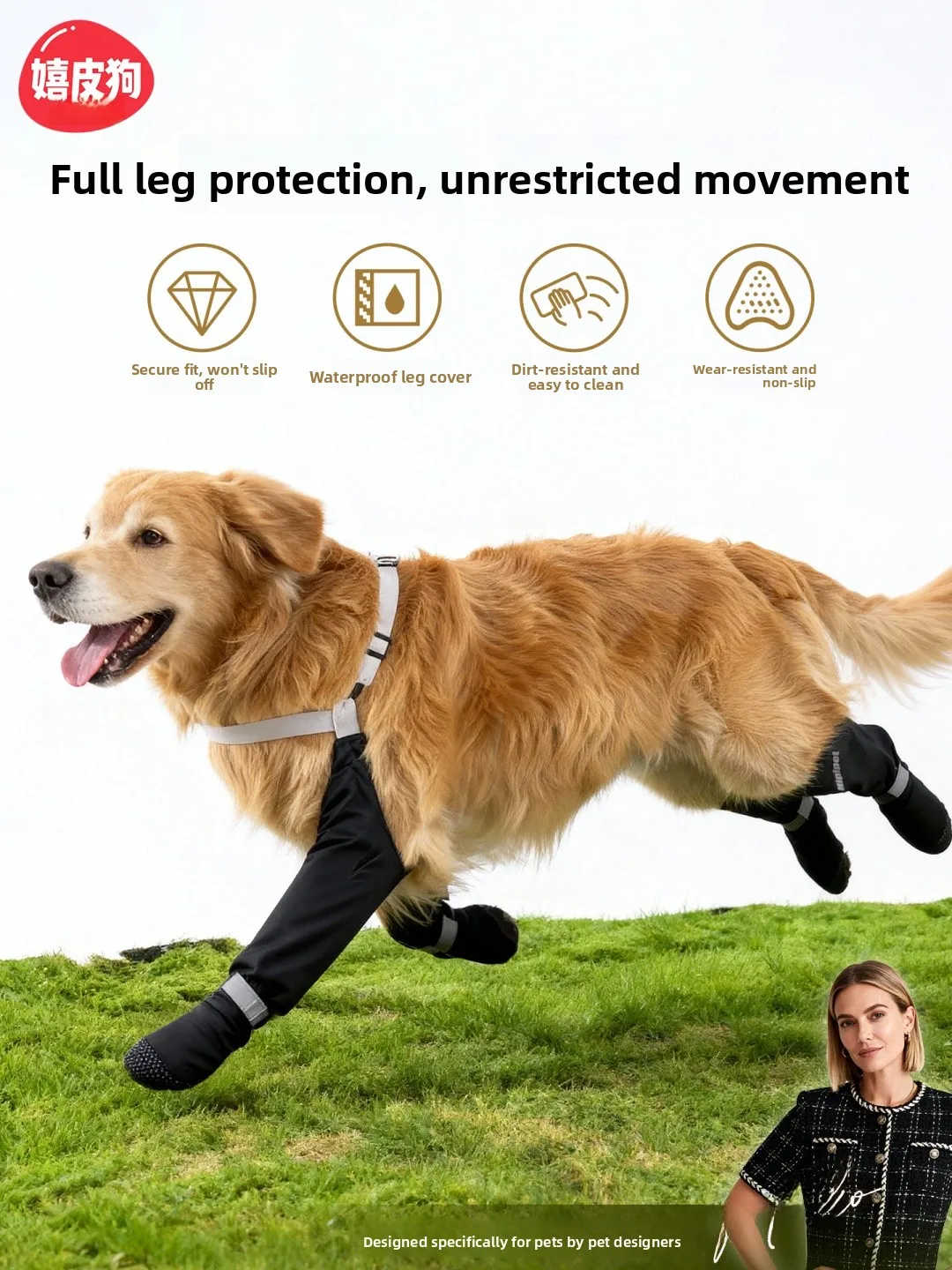 

Large Dog Shoes Waterproof Soft Bottom Outdoor Sport Shoes for All Seasons Dirt Resistant Dog Booties Slip off Proof Shoes