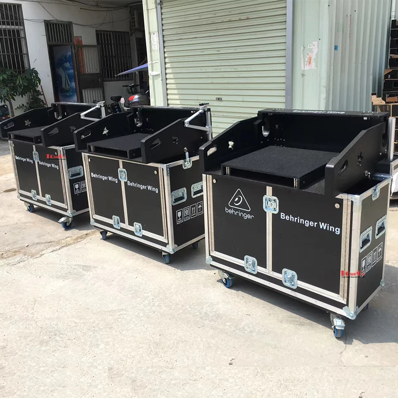 

TourGo Flip-Ready Easy Retracting Hydraulic Lift Road Mixer Console Flight Case for Behringer Brand X32