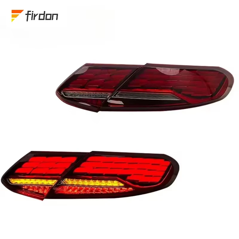 SJC Taillights for C Class W205 Coupe Taillight High Quality Car Parts 2007-2014 Automatic Rear Lamps Brake Signal