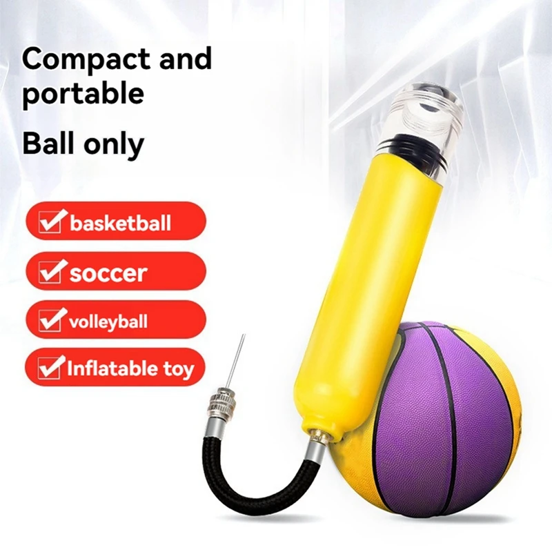 Two-Way Mini Ball Pump Football Basketball Volleyball Toy Swimming Ring Life Jacket Inflatable Portable Pump