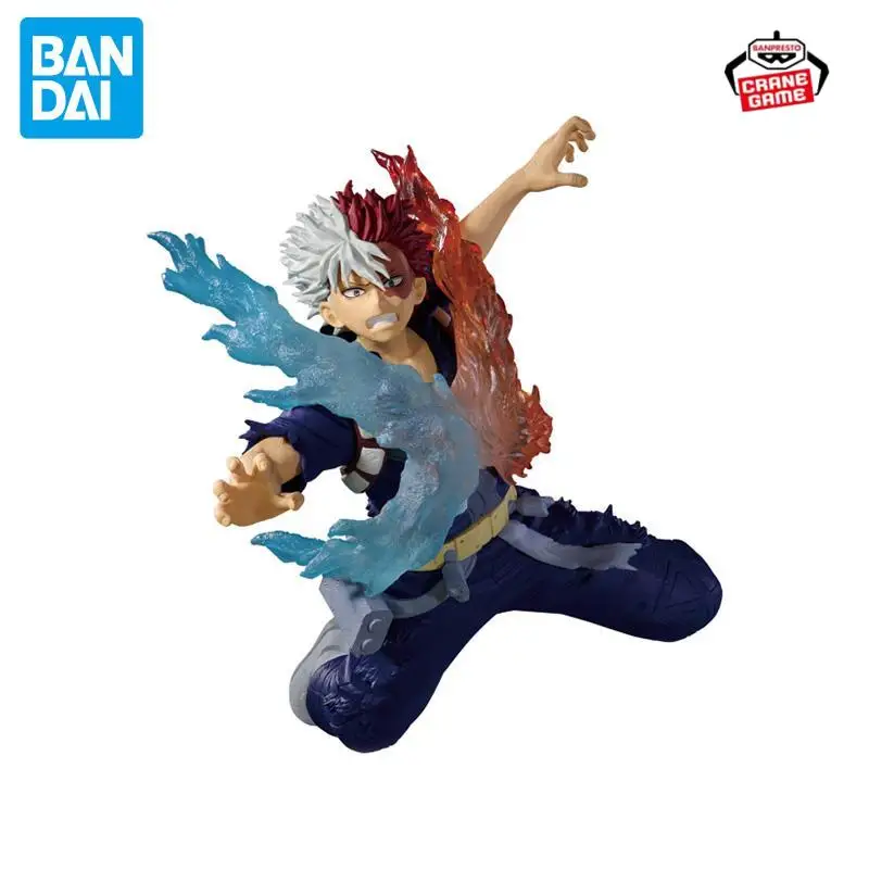 

Bandai Banpresto My Hero Academia The Amazing Heroes-Plus-Shoto Todoroki Anime Figurine Genuine Collections Model Toy Gift