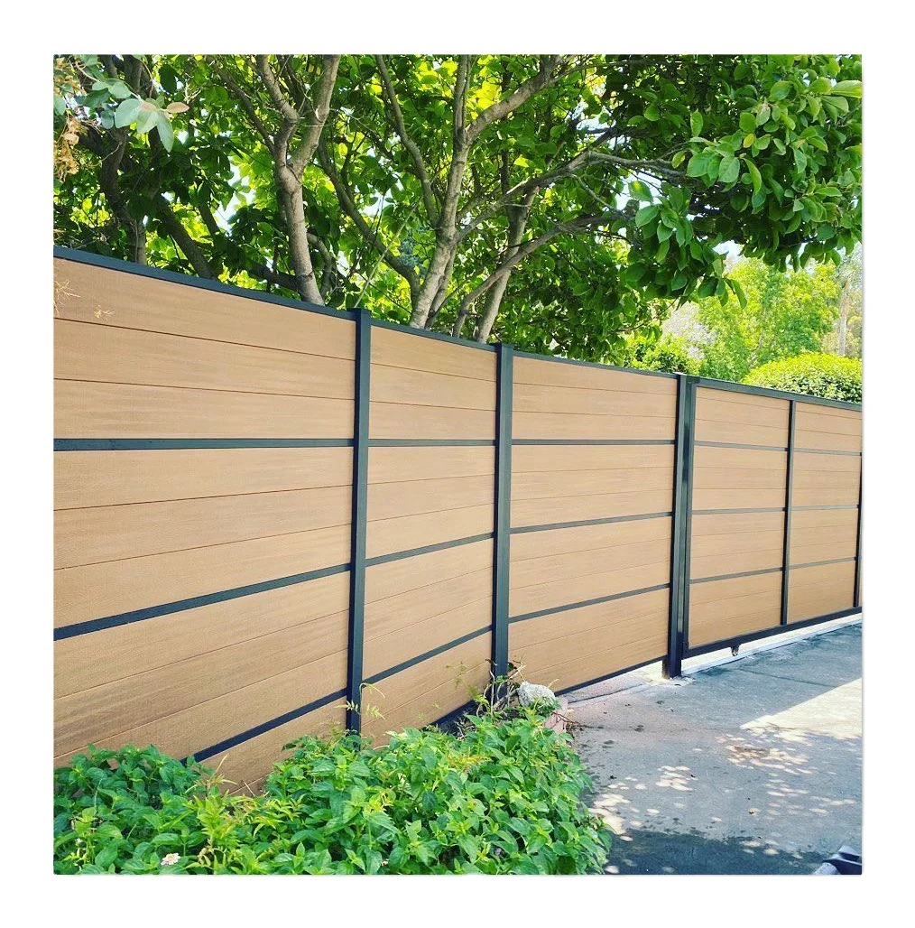 Diy villa modeling wood-plastic fence board terrace fence board backyard fence