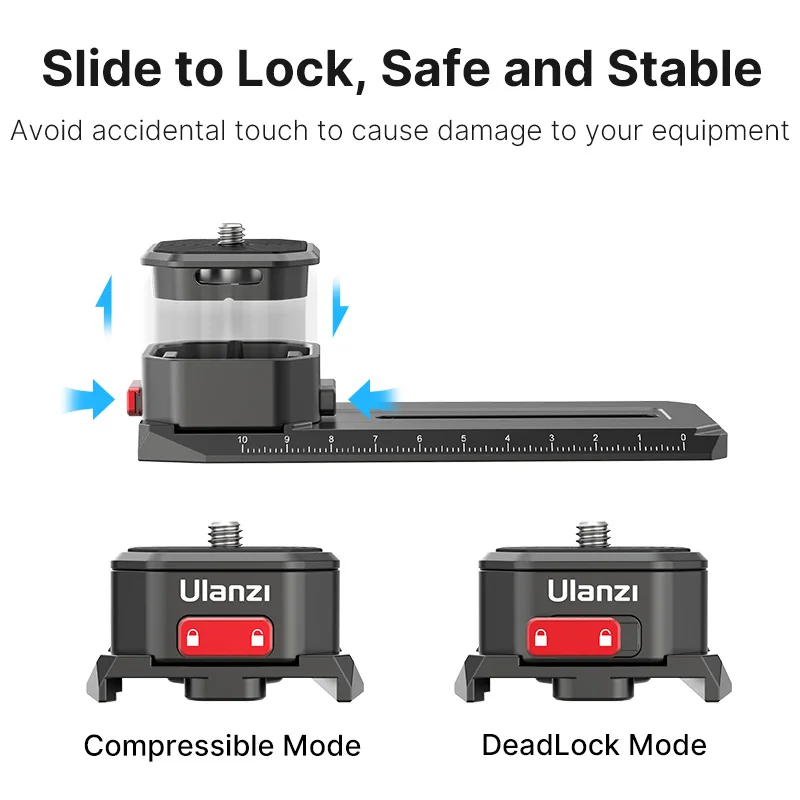 Ulanzi Claw Quick Release Plate for DJI RSC 2 Gimbal Stabilizer Square Quick Release cover compatible with Original Lens Holder