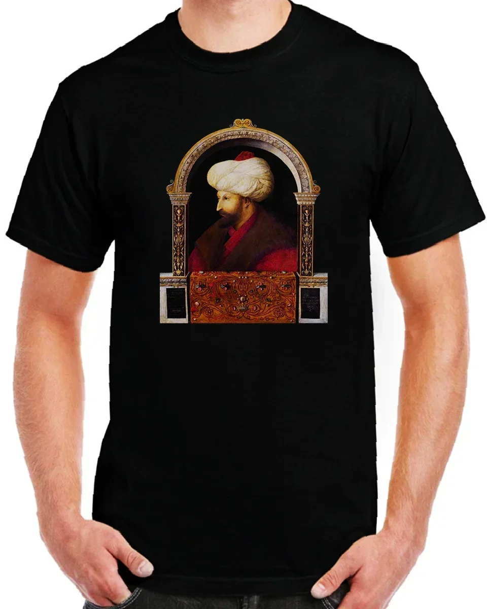 T-shirt de qualité avec motif graphique du conquérisseur ottoman Fatih Sultan Mehmet…