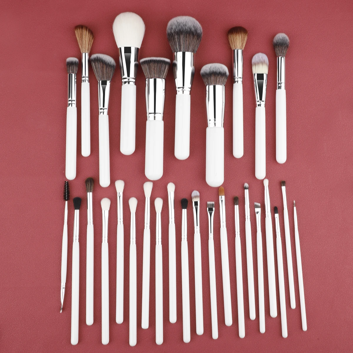 30pcs Professional Makeup Brushes Set Cosmetic Beauty Tools Foundation Eyeshadow Concealer Blend Brushes Fluffy Bristle Powder