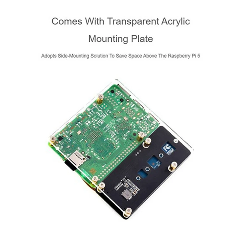 For Rpi 5 PCIE To M.2 Adapter Board For Raspberry Pi 5 PCIE To M.2 Nvme 2230/2242/2280/2260 SSD Expansion Board Easy To Use