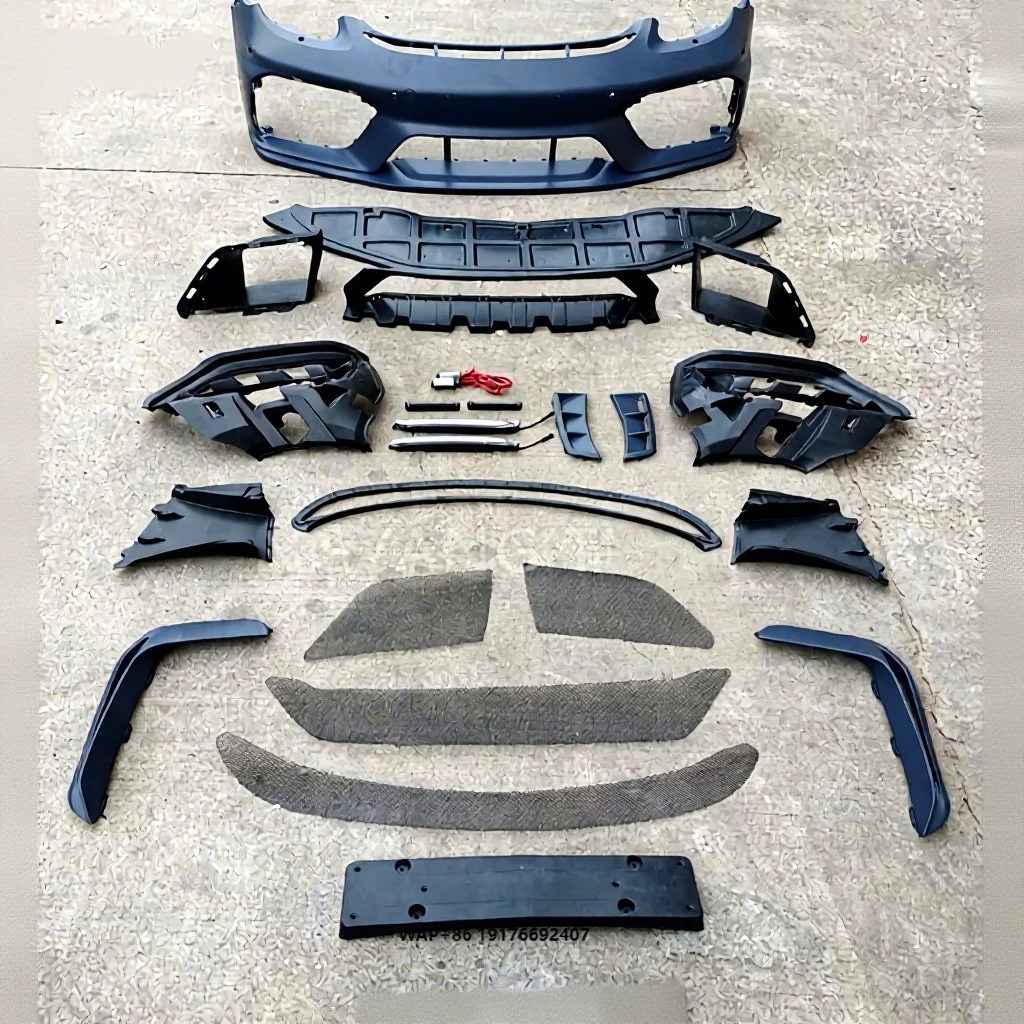 

PP Plastic Bodykit 981 Upgrade to GT4 718 Car Bumper Accessories Grill for Cayman Boxster 981 Body Kit