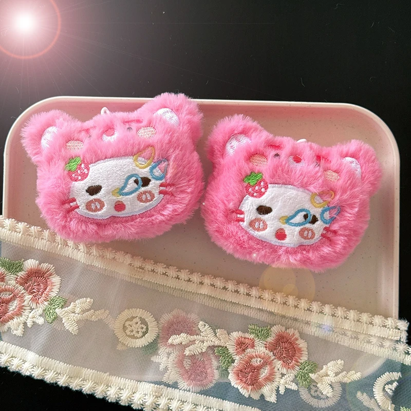 サンリオハローキティぬいぐるみキーホルダーかわいいアニメキティ猫ぬいぐるみペンダントキーリングバッグ装飾車のキーペンダント女の子ギフト