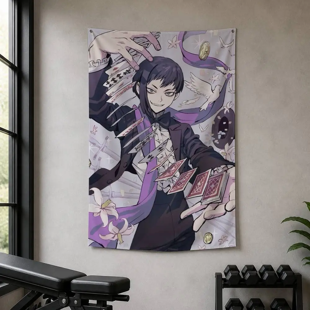 Gen Asagiri  Decorative Wall Flag Banner for Home Garden Garage Indoor Outdoor Decor