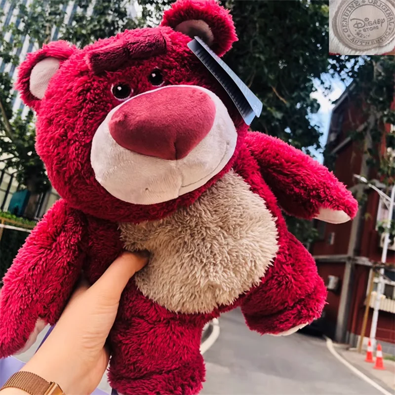 1pcs 32cm TOY STORY Original Lotso Strawberry Bear Stuffed Bear Super Soft Toys for Kids with Strawberry smell