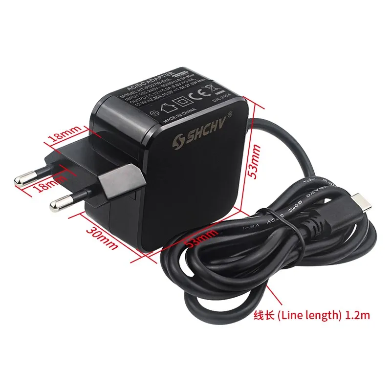 Raspberry Pi 5 Power Supply 27W 5.1V 5A USB Type C Charger Power Adapter EU US UK Plug for Raspberry Pi 5