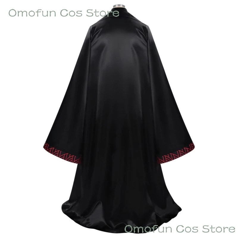 Game Limbus Company Kong Qiu Jia qiu Black Red Coat  Hong Lu Jia Baoyu Cosplay Halloween Costume Game Outfit Hanfu Cape Wig - Image 5