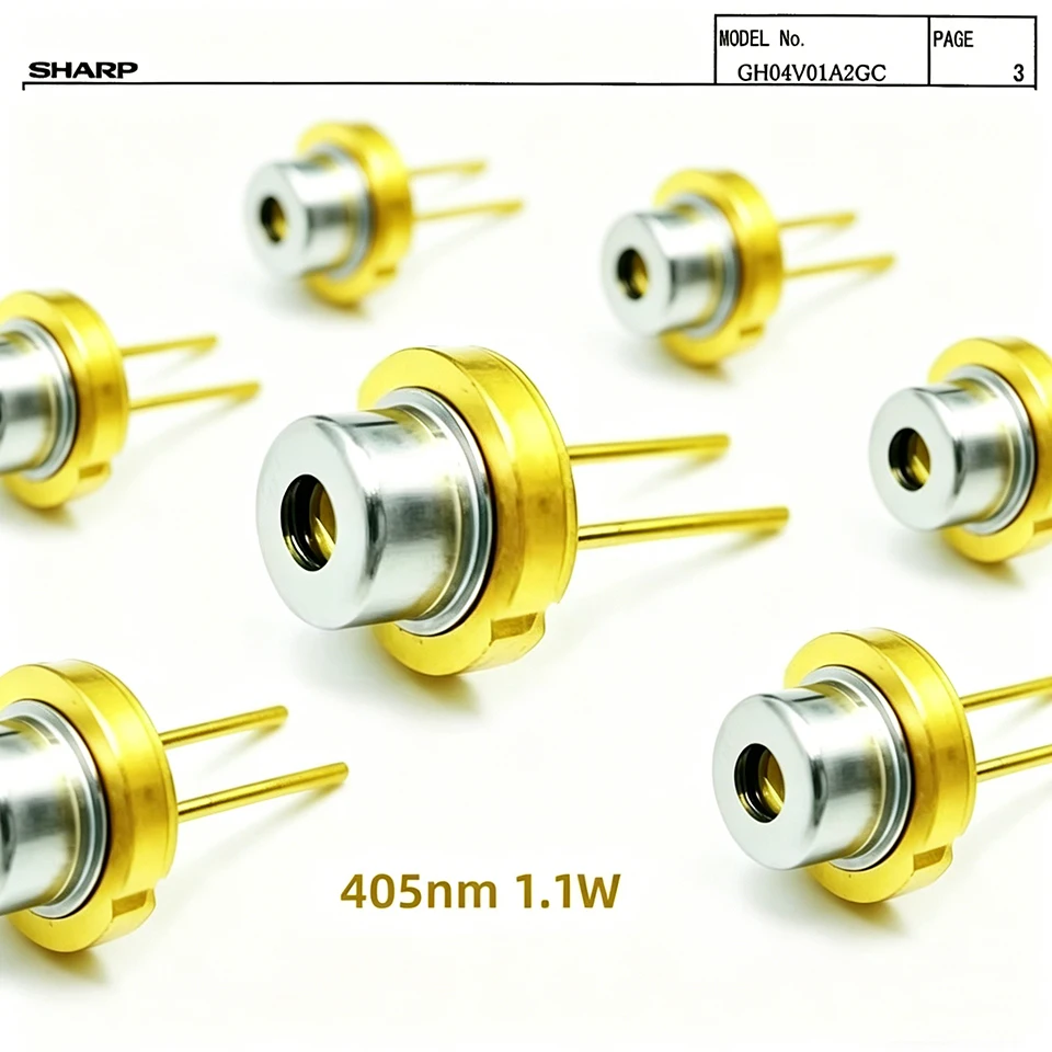 1pc 405nm 1000mW Violet Blue Laser Diode 1W High Power 5.6mm TO-18 GH04V01A2GC