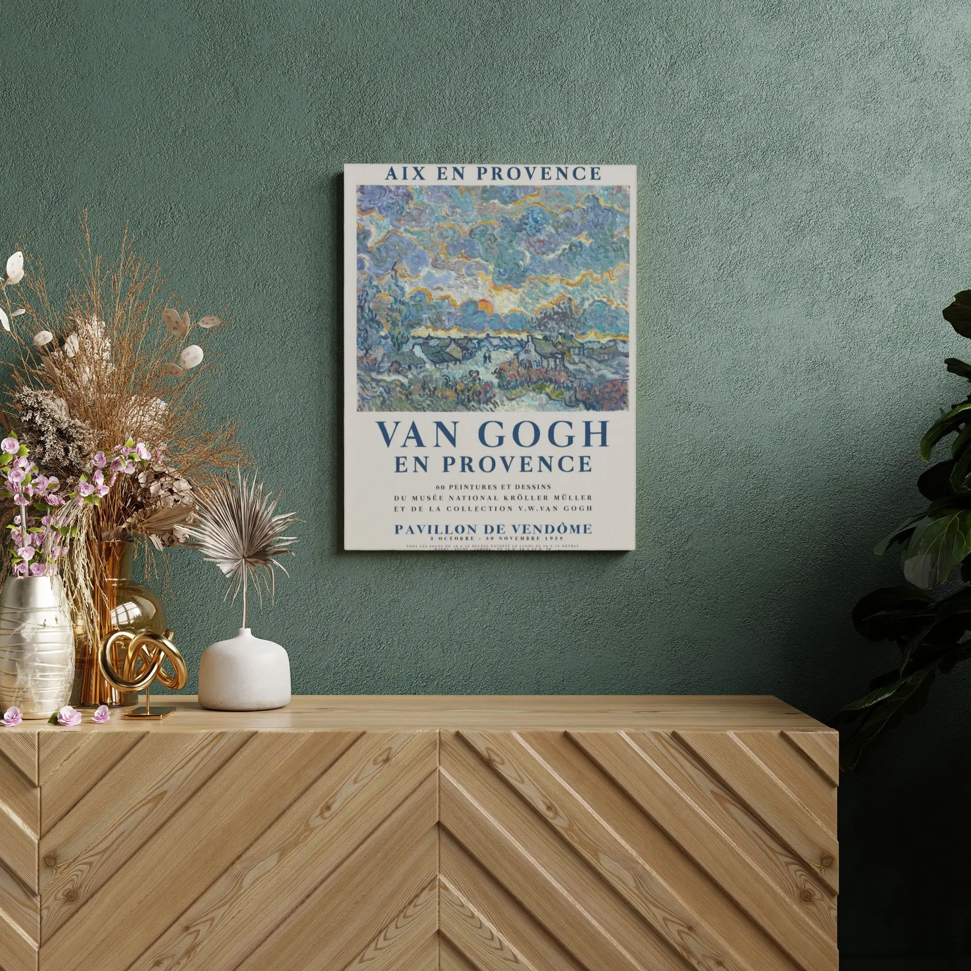 Vincent Van Gogh Canvas Painting Wall Art Personalized Painting Unframed Art for Apartment  Unique Present for Friends 30x40cm