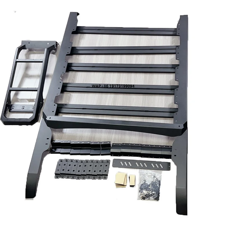 

Auto Parts Black Aluminum Roof Rack Outdoors Storage Shelf Luggage Carrier for Jetour Traveler 2023