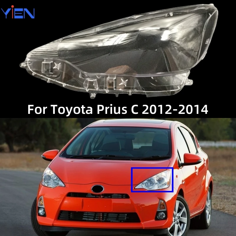 

Для Toyota Prius C 2012 2013 2014, автомобильные аксессуары, прозрачный материал ПК, линзы для фар