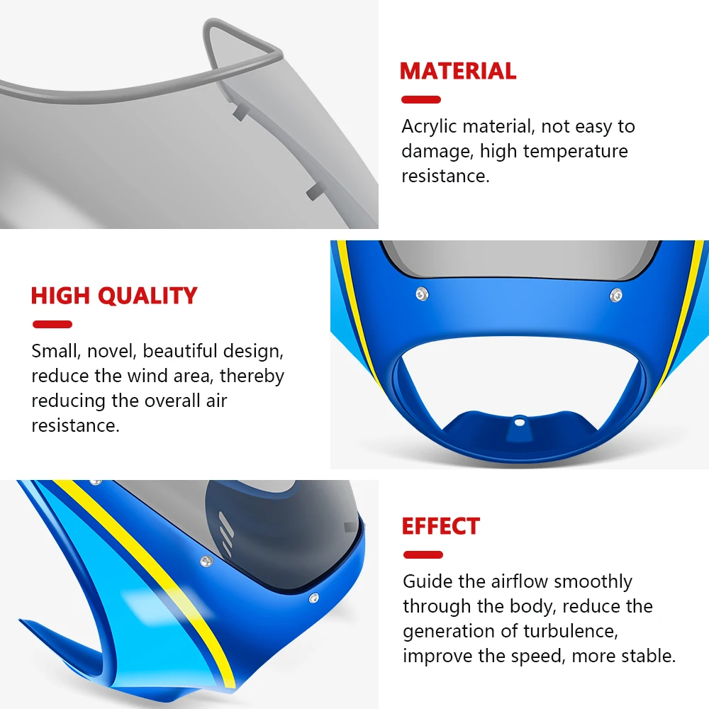 2024 XSR900 ملحقات الدراجة النارية غطاء الزجاج الأمامي للرأس الأمامي هدية الزجاج الأمامي لـ 2023 2022 XSR 900 2025 2024 #4