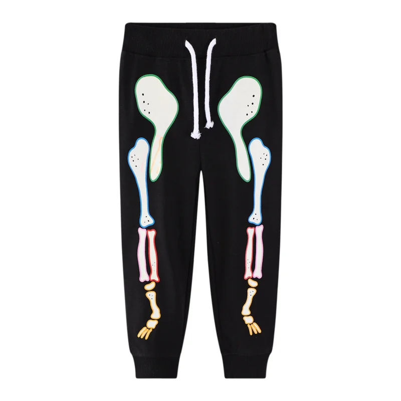 

Jumping Meters 2-7T Halloween Long Pants Boys Sweatpants Autumn Spring Baby Trousers Drawstring Children's Full Pants Clothing