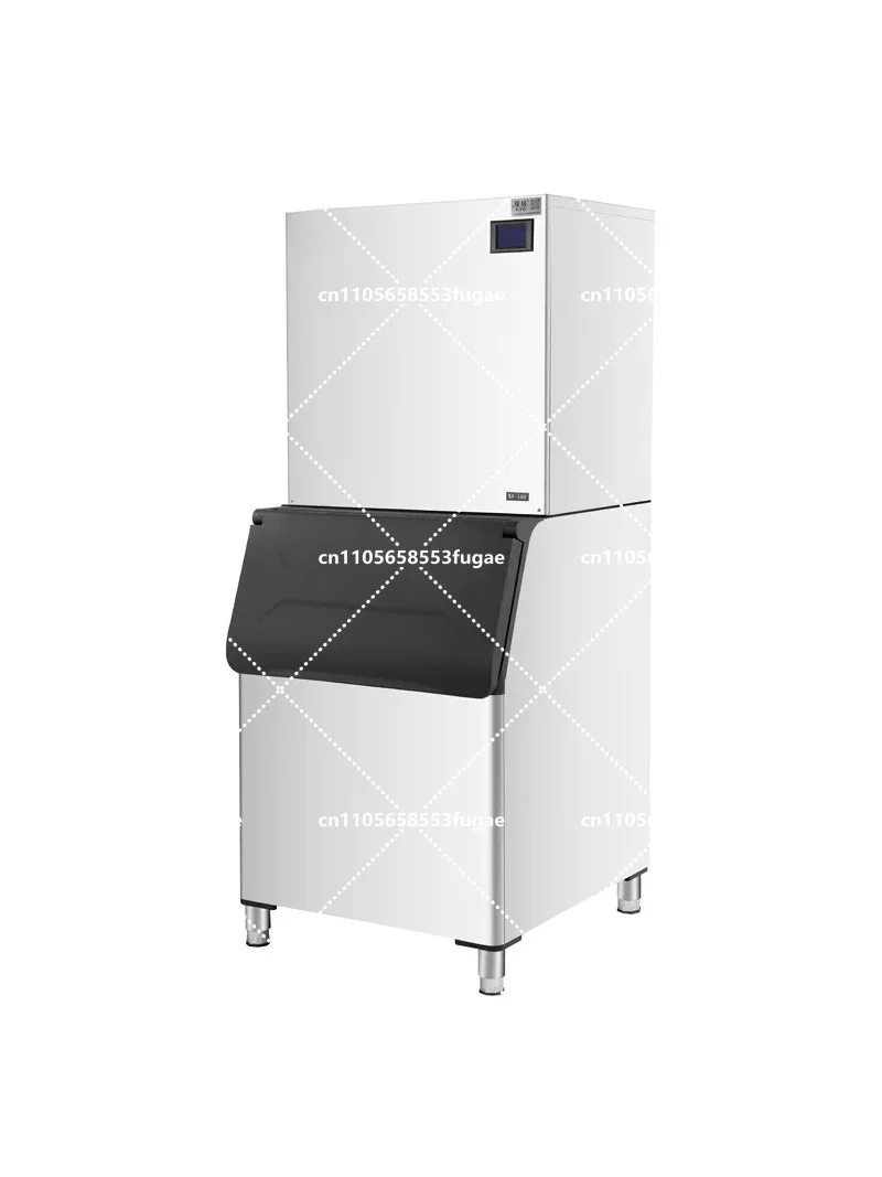 220V Large Capacity 24h 445kg Granular Maker with 200kg Compressor for Crushed Snowflake Ice Pellet Block