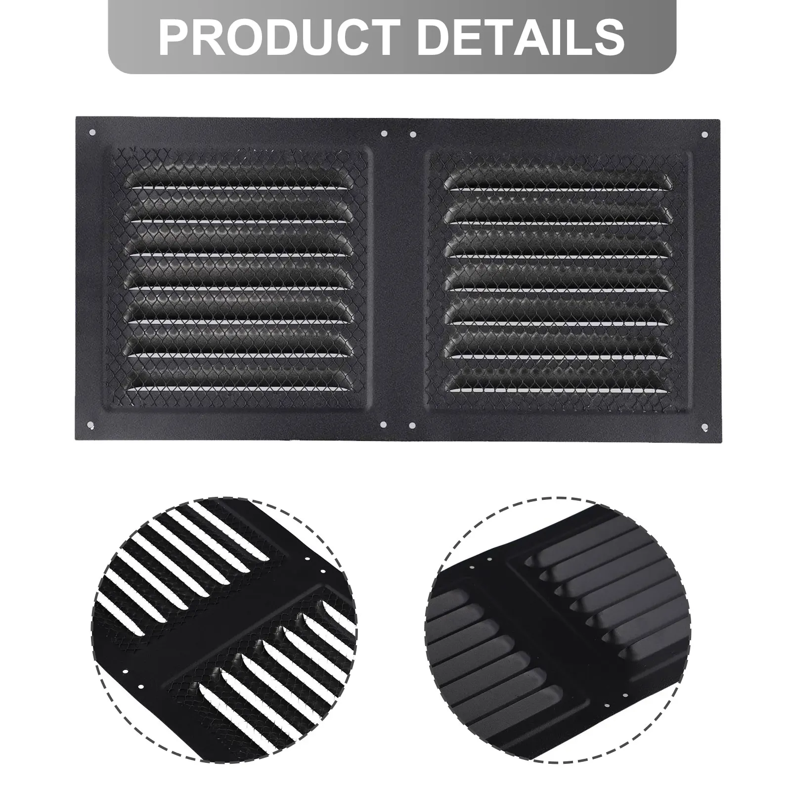 

Airflow Grille Airflow Vent Cover Compact Size Efficient Ventilation Optimal Airflow Reliable Airflow Control For Ventilation