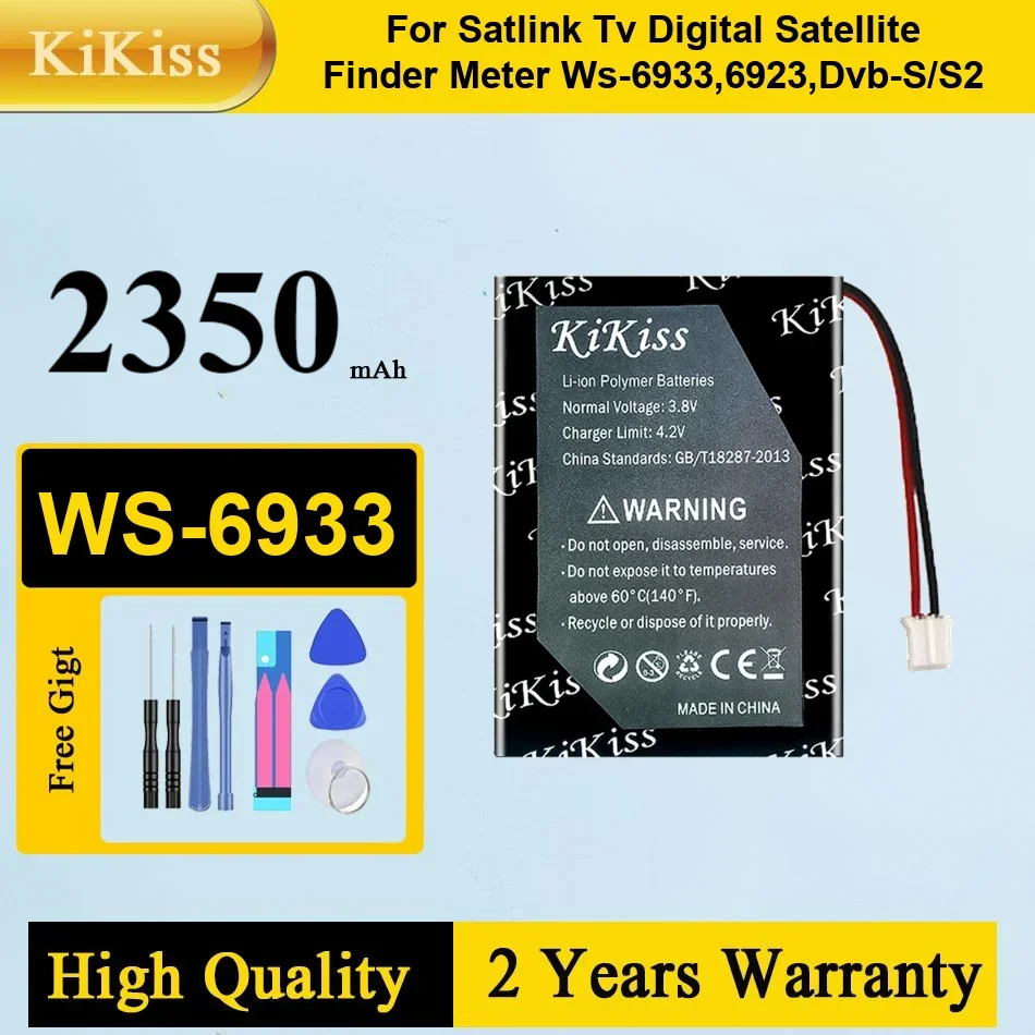 

High Quality 7.4V Li Polymer Li Ion Battery for Satlink WS-6933 WS-6923 WS6923 WS6933 Satellite Finder Batteries Warranty