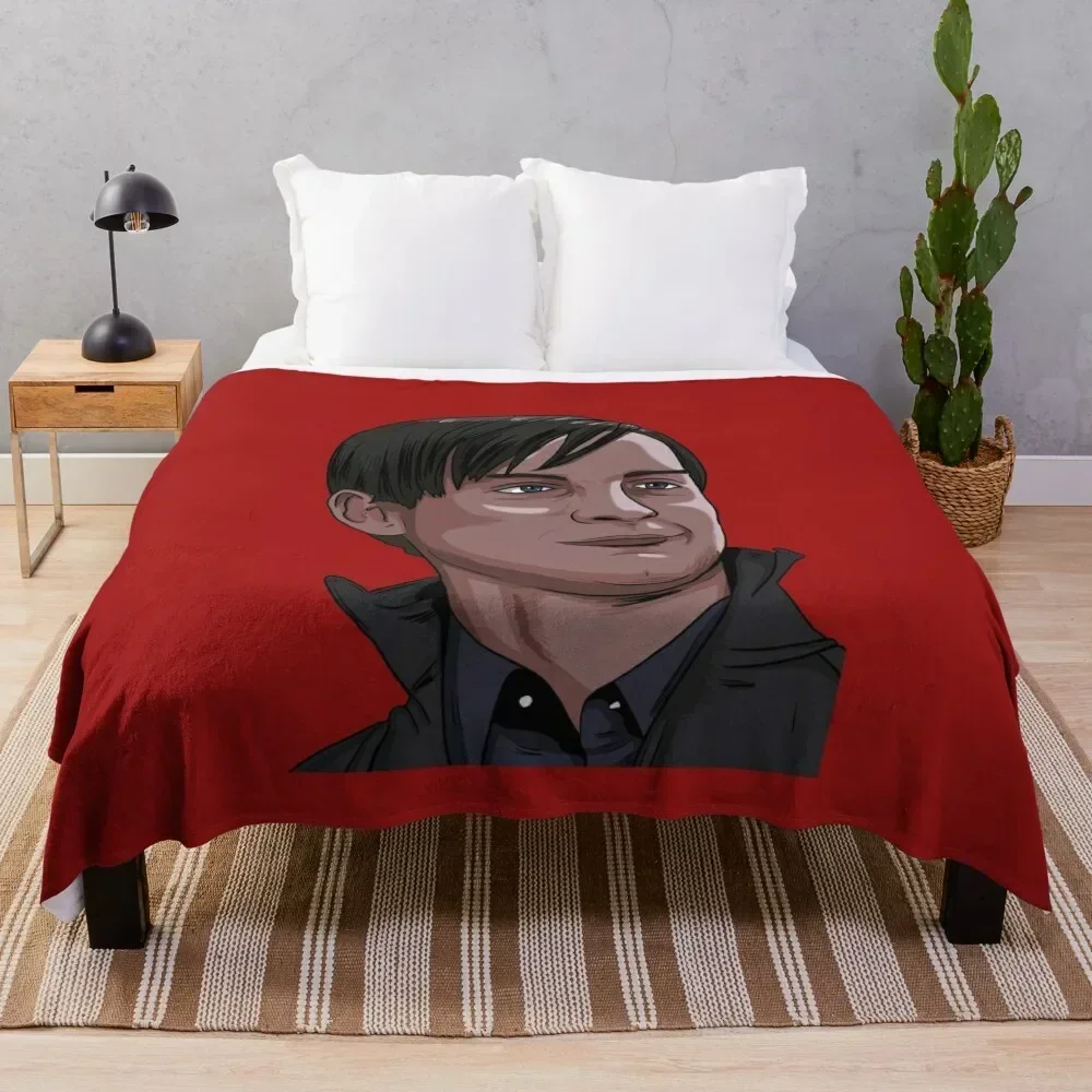 Bully Maguire Throw Blanket Plaid Flannel anime blankets ands Blankets