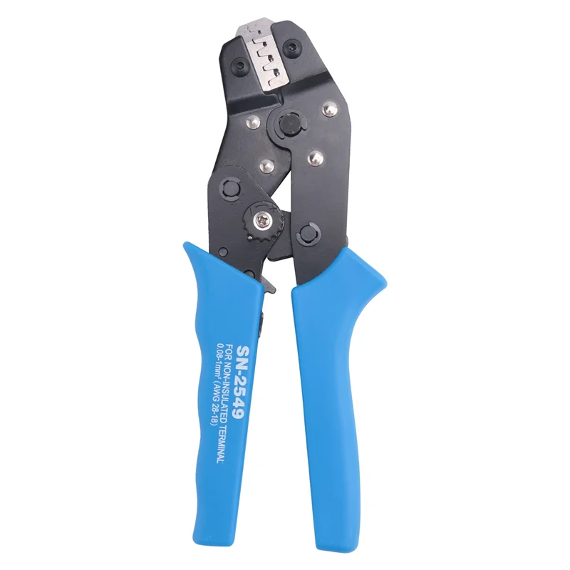 A ferramenta de crimpagem de cabo terminal autoajustável ABBN-SN-2549 é adequada para terminal dupont ph2.0 xh2.54 kf2510 jst molex D-SUB