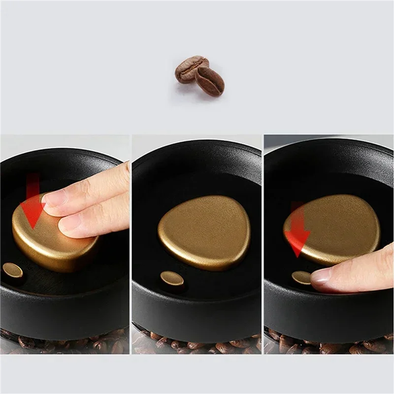 

A35R 4X Vacuum Sealed Jug Coffee Beans Glass Airtight Canister Food Grains Candy Keep Fresh Storage Jar 1800Ml