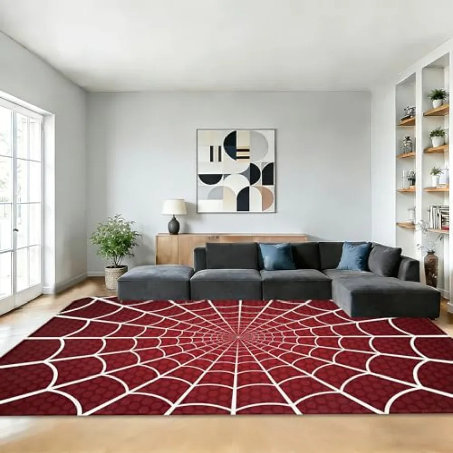

Area Rugs for Living Room 5x7Halloween Bedroom Rug Washable Non-Slip Soft Floor Big Carpets for Dining Room Nursery Home Decor