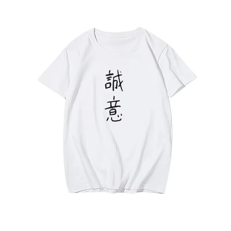 Ort Sve T-irt Monster No.8 Original Artwork Exhibition Ex Student Breathable Summer Round Woman Tops Harajuku Sleeve Casual