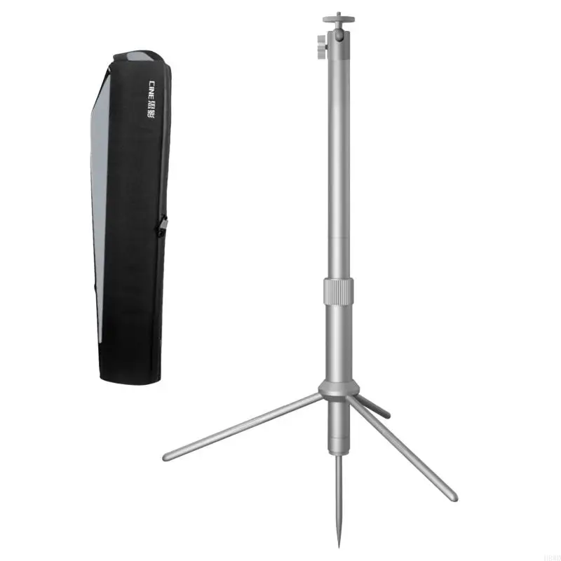Portable Outdoor Projector Stand With 1/4inch Thread Aluminum Bracket For Camping Home Theater Adjustable Height H8WD