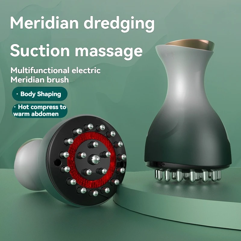 

Электрический домашний гуаша меридиан, скребковый массаж, физиотерапевтический аппарат, массажер для тела, нагрев, сжигание жира, антицеллюлитные функции