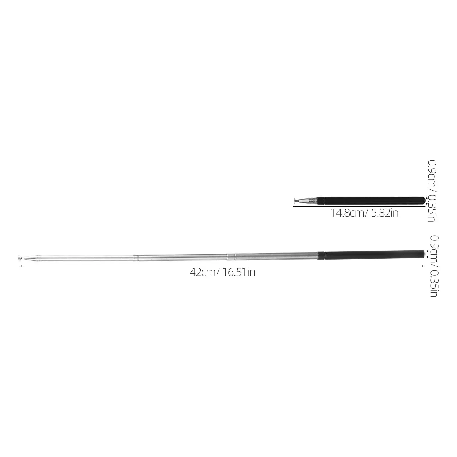 Stylus Pen for Touchscreen Retractable Disc Tip Metal Tablet Stylus for Drawing Note Taking High Precision Capacitive Pen