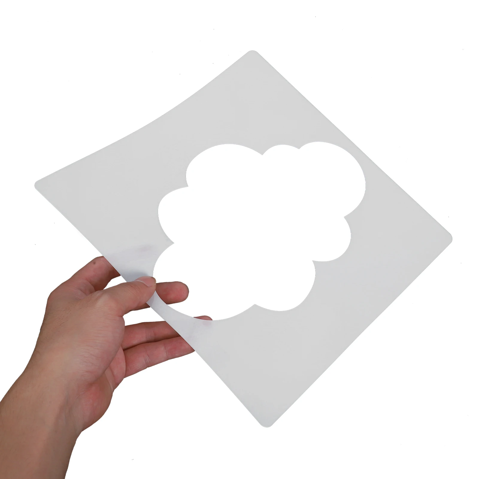 

8pcs Decorative Stencils Cloud Pattern Reusable Wall Painting Crafts Templates For Wood Fabric Furniture Diy Art Projects